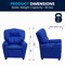 Flash Furniture Kids Recliner, 25" to 39" x 28", Upholstery Color: Blue BT-7950-KID-BLUE-GG - alternate 10